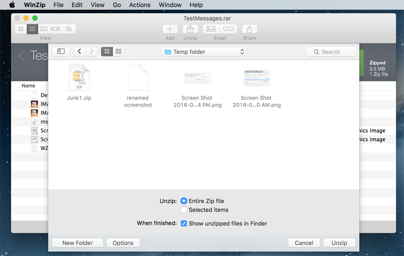 How to download a zip file on mac os